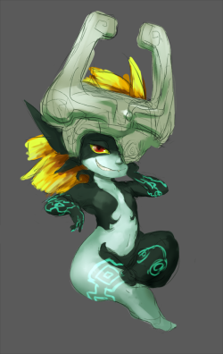 breakerpangolin:  didnt like how this sketch was turning out so Im SCRAPPING IT. But I figured I’d post anyway. Midna is someone I should def be drawing more. And I will. Mhm 