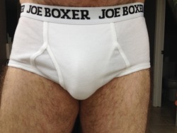 pupsunderwearpics:  Pup in Joe Boxer Full Rise Briefs 