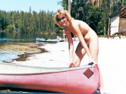 Barbara loves to go nude boating; well, she loves nude everything.
