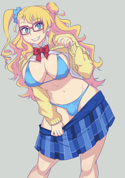 knightgawain-hentai: Please cum for me! Galko-chan Commissions