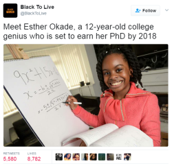 hustleinatrap:  This 13-year-old British-Nigerian girl is completely