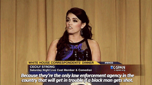 sandandglass:  Cecily Strong at the 2015 White House Correspondents’ Dinner