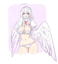 thescarlettdevil:  jealousjelly:  @thescarlettdevil ‘s Swan-Angel