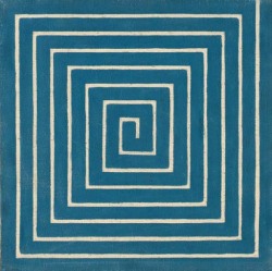 blastedheath:Frank Stella (American, b. 1936), Labyrinth, 1960.