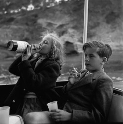 aluuure:   Princess Yvonne and Prince Alexander, 1955 by Marianne