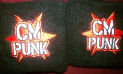 Going to sleep with my CM Punk wrist bands on! =D So what judge