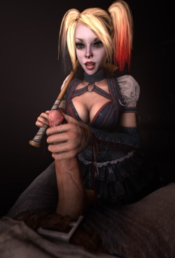 nomonno:  Harley may be crazy but it sure ain’t bad being her