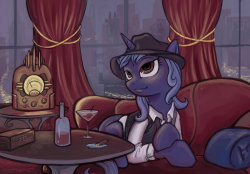 mlpfim-fanart:  The Classy Mare by *Hobbes-Maxwell 