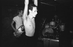 post-punker:  Bauhaus at Tier 3, New York City, 1980  via 