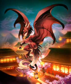 zashimel:Lantern Dragon by Kawiku