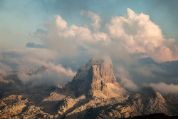 naturalsceneries: Monte Averau in the Dolomites ~ Veneto, Italy.