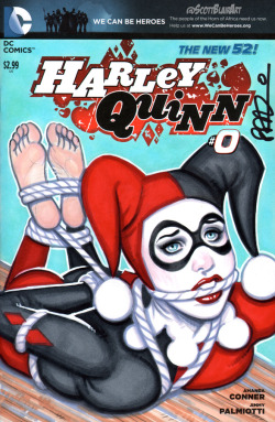   Harley Quinn Captured by scottblairart
