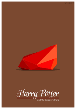 aaronjoseph8:  ‘Harry Potter’ Book Covers Recreated As Minimalistic