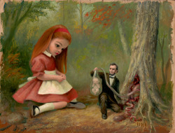 contemporary-artist-gallery: Mark Ryden Fetal Trapping in Northern