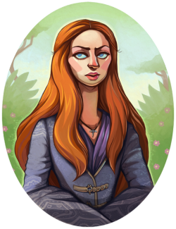 thethreehares:  Decided to go with Sansa for the Sketch Dailies