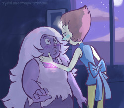 crystal-meepmorps: Pearlmethyst week day 2: Seduction @annadesu