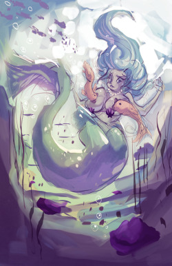 riendonut:  Day 5- Mermaid 