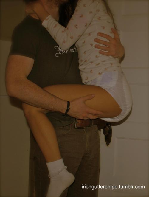 littlelaneykink:  irishguttersnipe:  Most of all, she needs care and attention. She is dependent on her Daddy.  So cute. 