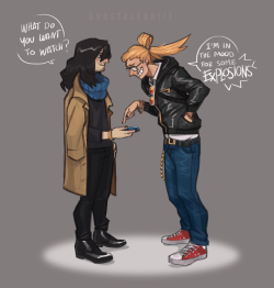 ghostalebrije: Movie date! Aizawa should be looking down to his