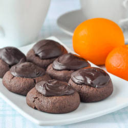 foodffs: Chocolate Orange Thumbprint Cookies Really nice recipes.