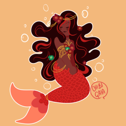 chibigaia-art: some mermays ( ◞･౪･)  [Commissions page!]