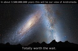 scienceyoucanlove:  Andromeda is headed our way at about seventy