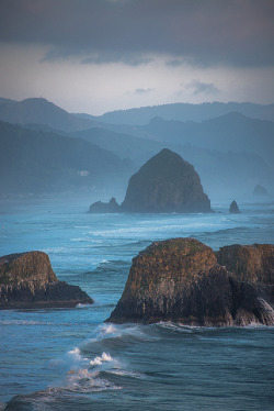 Haystack Rock by Bobshots on Flickr.