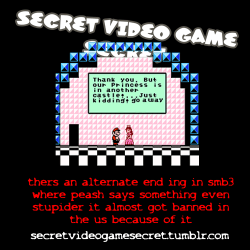 secretvideogamesecret:  tcrf.net hacked into the game and found