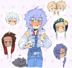 maggiekarp:  aoba is surrounded by hotties too many hotties o
