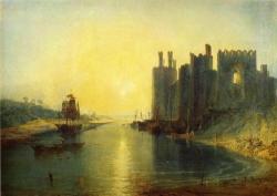 artist-turner: Caernarvon Castle, 1799, William Turner Medium: