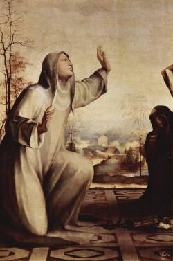 v-ersacrum:  Domenico Beccafumi, Stigmatization of saint Catherine