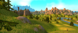 wowcaps:  The beauty that is Mulgore, the starting zone for the