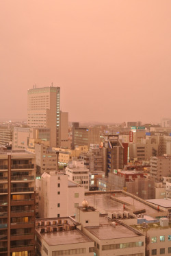 1l1l: Evening view of Tsu city Mie prefecture, Japan.,   tanayan