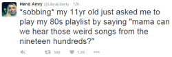 animatedamerican:  … brb making a playlist called Weird Songs
