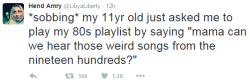 animatedamerican: … brb making a playlist called Weird Songs