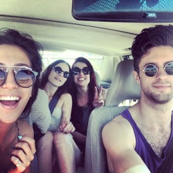 Coachella bound with a bunch of babes! @jenjonesloves @weekendpilots