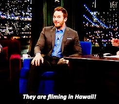 chrisprattsource:  So.. Jurassic Park! They are filming in Hawaii