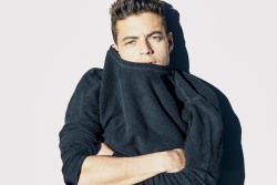 athinglikethat:Rami Malek photographed by the Riker Brothers