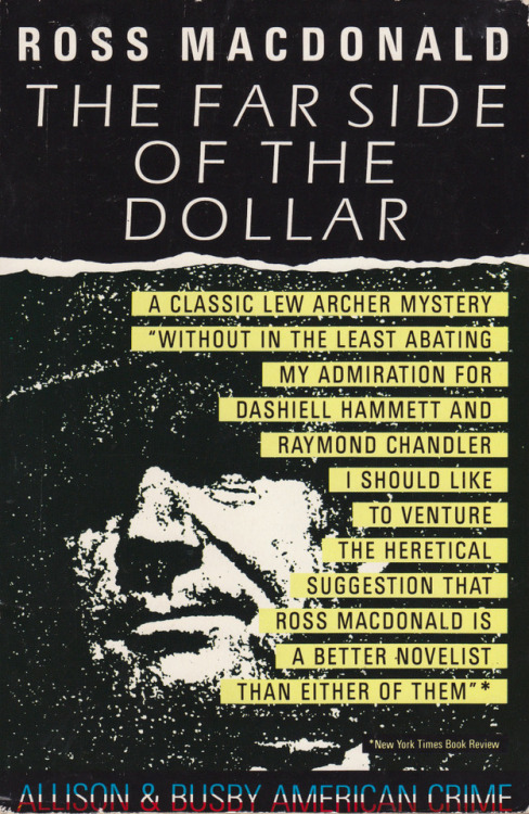The Far Side Of The Dollar, by Ross Macdonald (Allison & Busby, 1990). From a charity shop in Nottingham.