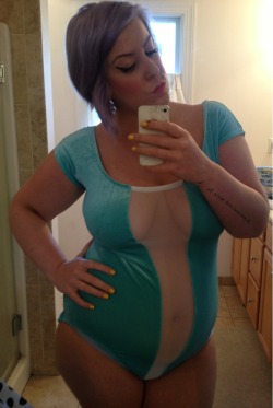  deathbeforediet:  My stuff from chubby cartwheels came!!!! Bodysuit-