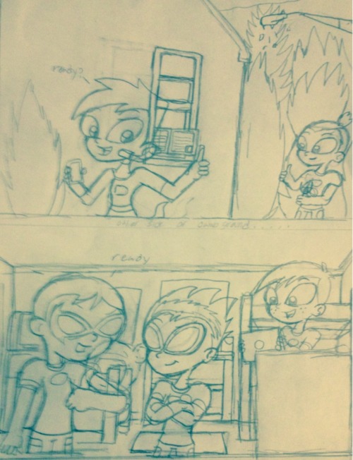 cdb2k3:  rayryan90:  Working on a camp woody comic….  Teaming up with Rayryan for Slightly SFW/mild NSFW-ish Camp W.O.O.D.Y. mini comic!! Ghost Powers gets you noticed among the super-hero community!! ;) 