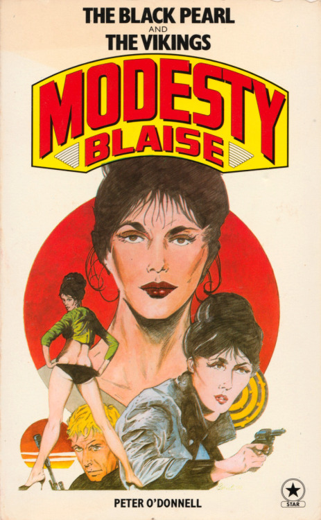 Modesty Blaise: The Black Pearl & The Vikings, by Peter O’Donnell (Star, 1978). From a charity shop in Nottingham.