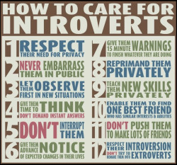 introvertunites:  If you’re an introvert, follow us @introvertunites​