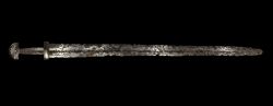 art-of-swords:  Viking Sword with Decorated CrossguardDated: