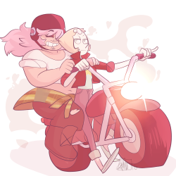 jen-iii:  Pearl rammed her new girlfriends motorcycle in my heart