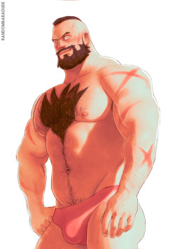 randombaradude:  A Zangief sketch for all of you that wanted