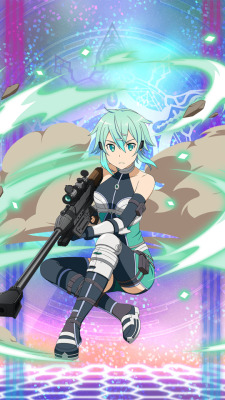 anim385:  [Leaning on My Fellow Soldier] Sinon