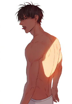bisho-s: OH MY old xian trans: drawing He Tian for a break
