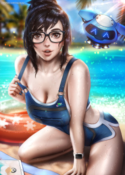 ayyasap:  Summer Mei /nsfw optional/ by AyyaSAP 