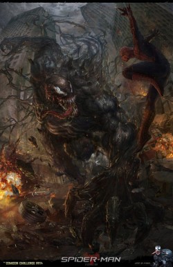 gamefanatics:  2D Art: Comicon Challenge – Venom Featured on